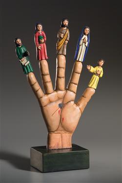 The Most Powerful Hand, 2003. Carlos Santiago Arroyo, Amherst, Massachusetts. Courtesy of National Heritage Museum and Massachusetts Cultural Council. Photography by Jason Dowdle